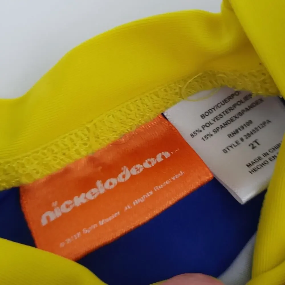 Nickelodeon Paw Patrol Rashguard Swim Top Size 2T Toddler Bathing Suit Top Sun